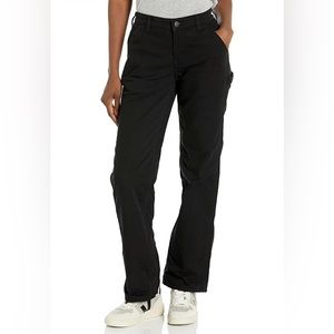 Carharrt Black Fleece Lined Carpenter Pants